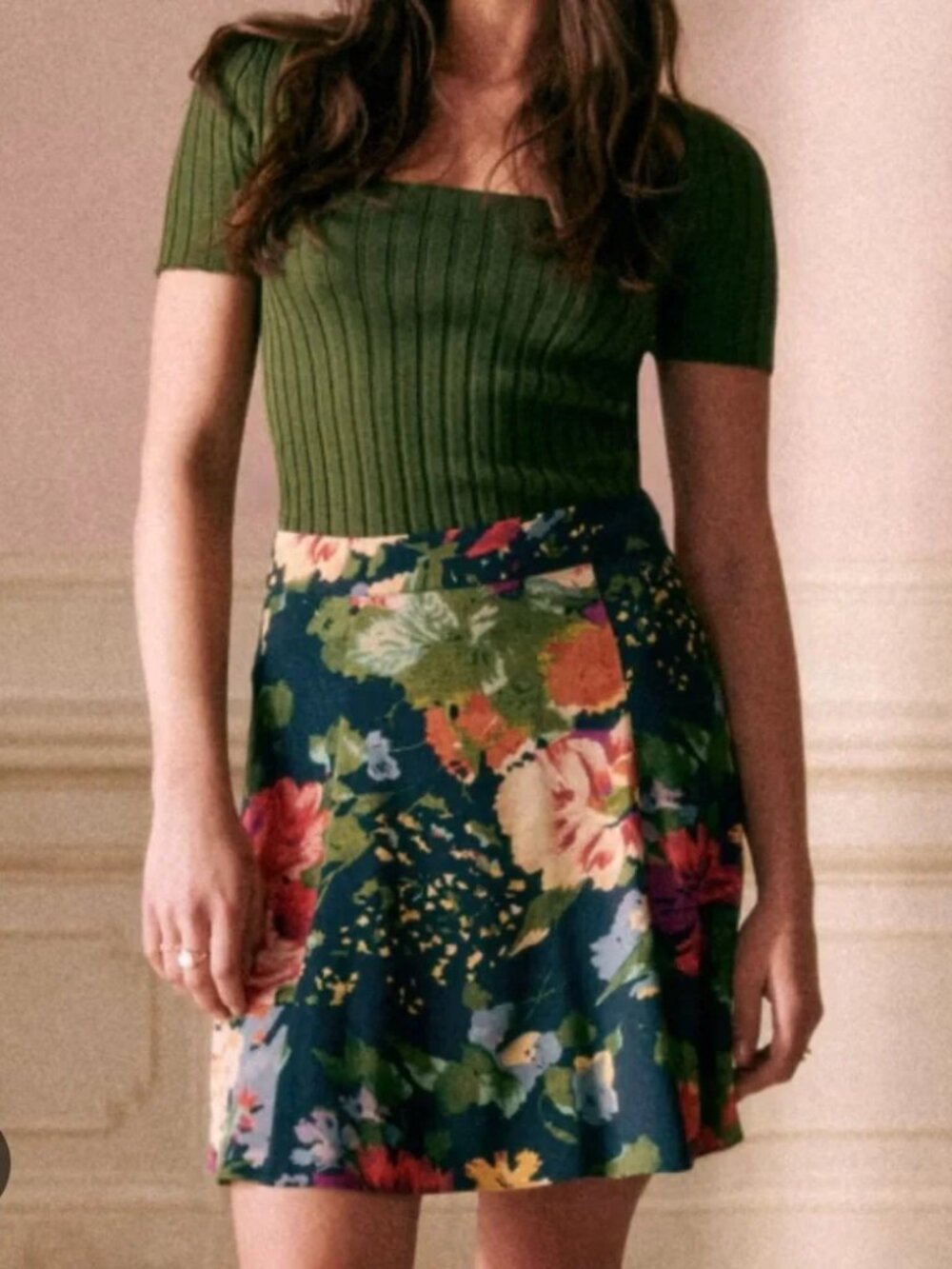 Sezane Mariata Skirt in Trianon Print